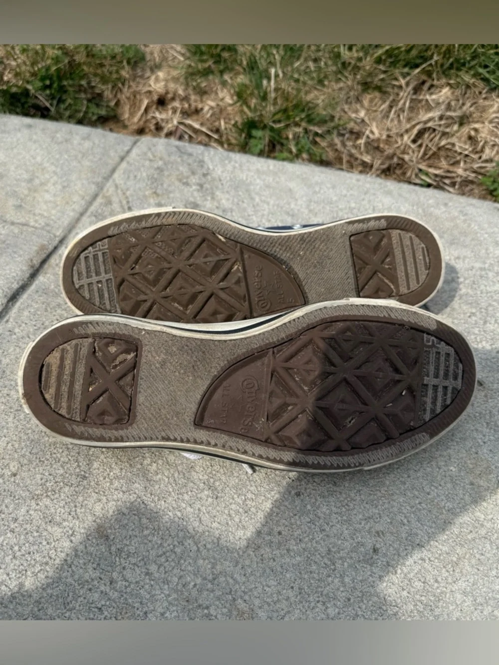 Converse All Star Low Top Sneakers Dark Gray Men's 5 Women’s 7 Unisex - Picture 7 of 9